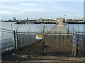 Jetty by Crossness Sewage Works in Thamesmead East Ward