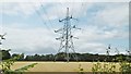 Rollestone, power lines in SO45 1XG