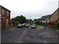 Footpath & Car Park of The Cross Keys Hotel in SA10 7JA