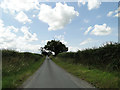 Narrow road towards Rudham Grange in PE31 8TF