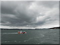 Poole Harbour on a Dark Cloudy Day in BH13 7RG