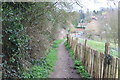 Kirkdale Path towards Kirkdale Cottages, Loose in ME15 0EP