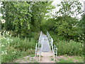Footbridge across Elmbridge Brook in WR9 9HH