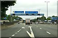 Junction 1 on the M5 heading north in B70 6LN