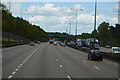 Approaching J10, M25 in GU23 6QS