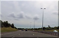 M6 Toll east of footbridge in WS8 7QW
