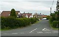 Back Lane crossing the A171, Hawsker in YO22 4LT