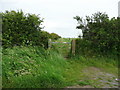 Gate at start of bridleway off Hawsker Lane, Stainsacre in YO22 4JZ