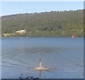 Mooring post on Coniston Water in LA21 8AX