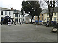 Forecourt of Bodmin Town Hall in PL31 2DG