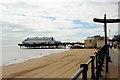 Cleethorpes beach looking towards the pier in DN35 8AZ
