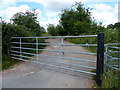 Gate and track along Meaford Road in ST12 9DJ