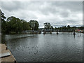 Weir on the River Thames at Mapledurham in RG8 8BH