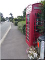 Telephone box on Willowmore Banks in Salt in ST18 0BP