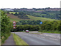Peacock Hay Road descending towards Tunstall in ST5 7AH