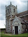Parish Church of St Mary, Almer - Tower in DT11 9EW