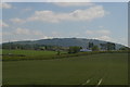 View towards the Wrekin from the railway near Walcot in TF6 5ES