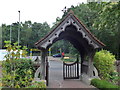 Christ Church Ottershaw: lych gate in KT16 0HG