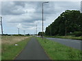 Cycle track beside the A89 near Haugh in EH28 8SR