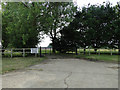 Gated entrance to Guton Hall Farm in NR10 4PH
