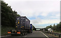 A180 approaching Brocklesby Road Bridge in DN39 6GA