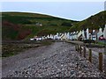 Pebbly shore at Pennan in AB43 6HY