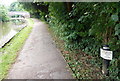Trent & Mersey Canal Milepost near Limekiln Bridge No 105 in ST4 8XL