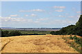 View towards Liverpool from the North Cheshire Way in WA6 6DS
