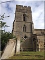 Great Addington church tower in Great Addington