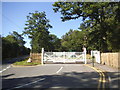 Entrance to Windsor Great Park on Sunninghill Road in SL5 7QJ