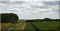Broad Drove heading east out of Yaxley, from the railway in PE7 3TJ