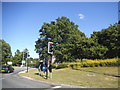 Roundabout on Bagshot Road, Harmans Water in RG12 0TN