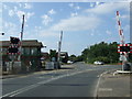 Level crossing on High Street (A1065) in IP27 0PH