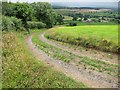 The farm track from Maes Knoll down to Norton Malreward in BS39 4EZ
