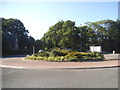 Roundabout on Windsor Road, Ascot in SL5 9EJ