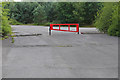 Barrier, Blackbushe airfield in GU17 9LQ