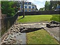 Bearsden Roman Bath-house: latrine and east rampart in Bearsden