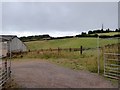 Entrance to farm and farm buildings, on Barton Hill in TQ1 4SY