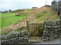 Gate on Sowerby Bridge FP112 (Link B) at Red Brink Lane in HX6 1PA