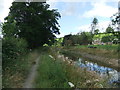 Water in the reclaimed part of the Lancaster Canal in Levens and Crooklands Ward