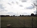 Field and pylons in Welham Green in AL9 7HN