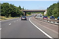 A46 approaching Leicester Road bridge in LE7 7JG