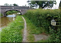 Trent & Mersey Canal Milepost near Hassall Green in CW11 4XY