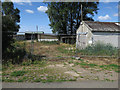 Fenced off buildings. Ward's Chase in PE34 3NN