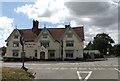 Stoke Road & The White Horse Inn Public House in Stoke Ash