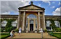 Bowood House: The main public entrance in SN11 0LY