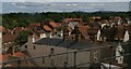 Yarm: rooftops from the railway viaduct in TS16 0GU