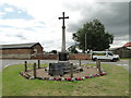 Hilgay War Memorial with the WW2 aircraft crashes memorial in PE38 0JH