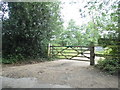 The entrance to Hookmill Stables in GU18 5XR