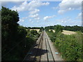 Railway towards Norwich in NR14 8PW